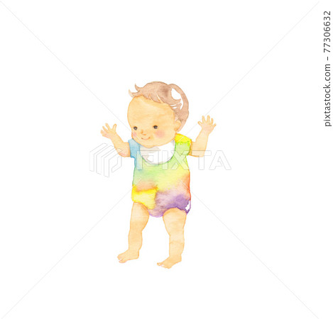 剛開始走路的寶寶 77306632