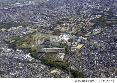 埼玉縣陸上自衛隊朝霞訓練場附近的鳥瞰圖 埼玉縣陸上自衛隊朝霞訓練場附近的鳥瞰圖 77306871