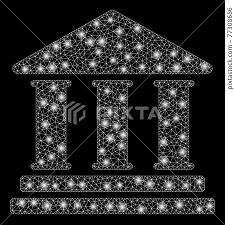 Flare Mesh 2D Library Building with Flare Spots Flare Mesh 2D Library Building with Flare Spots 77308686