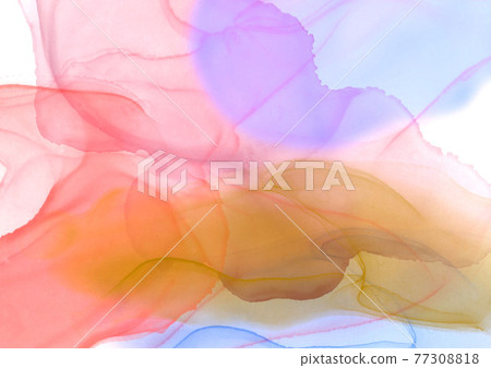 酒精水墨藝術背景圖 77308818