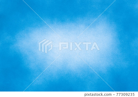 Abstract spray paint blue and white color on center on paper texture background Abstract spray paint blue and white color on center on paper texture background 77309235
