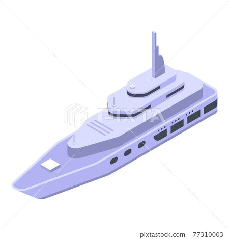 Sea yacht icon, isometric style - Stock Illustration [77310003] - PIXTA
