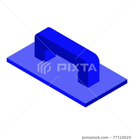 Grout tool icon, isometric style Grout tool icon, isometric style 77310029