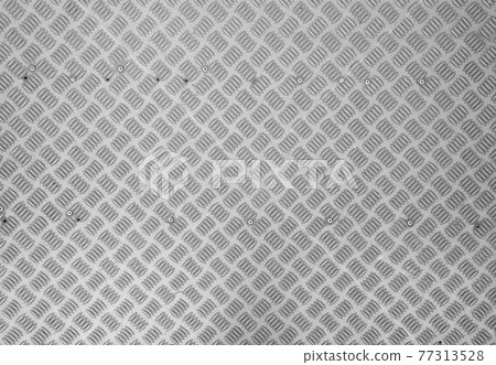 Dark metallic stainless steel floor pattern surface texture. Close-up of interior material for design decoration background 77313528