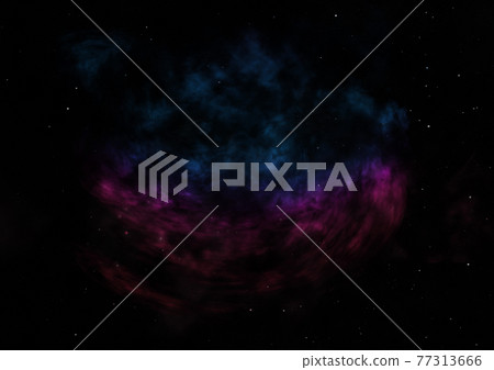 Far being shone nebula and star field. Far being shone nebula and star field. 77313666
