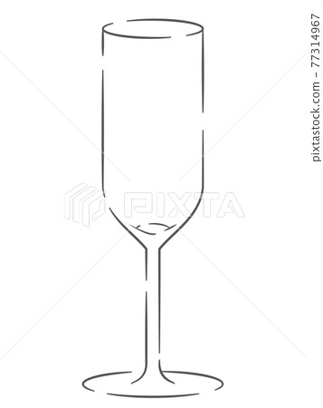 一個酒杯的插圖 77314967