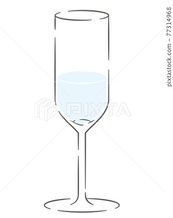 一個酒杯的插圖 77314968