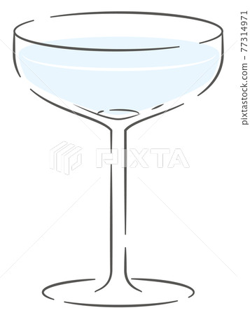 Illustration of a wine glass - Stock Illustration [77314971] - PIXTA