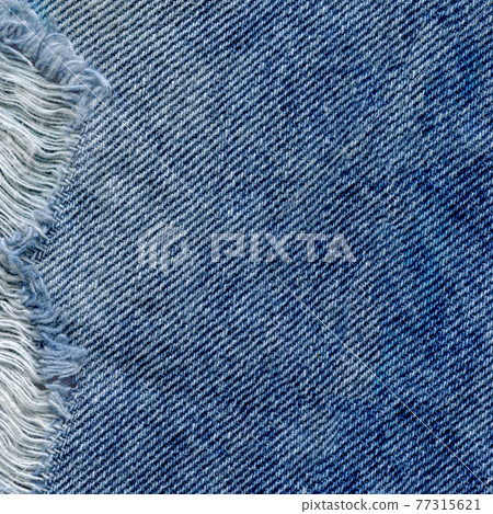 Closeup view blue natural clean denim texture. Closeup view blue natural clean denim texture. 77315621
