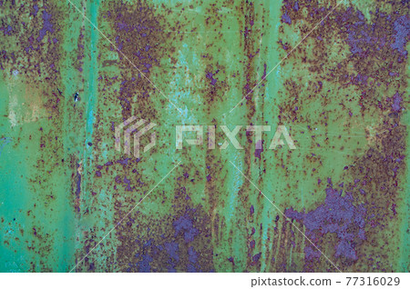 Vintage background with rusty iron sheet with shabby faded Vintage background with rusty iron sheet with shabby faded 77316029