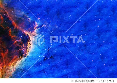 A bright fantasy galaxy. Elements of this image were furnished by NASA. 77322703
