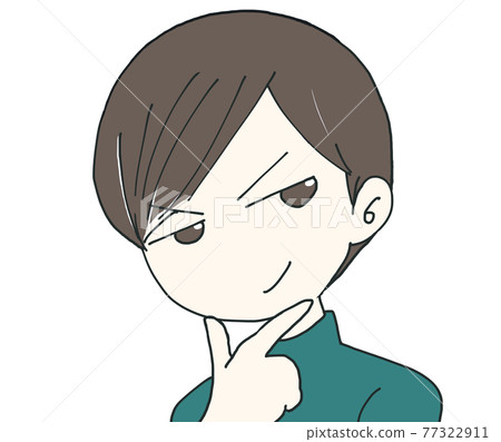 A man who laughs invincibly - Stock Illustration [77322911] - PIXTA