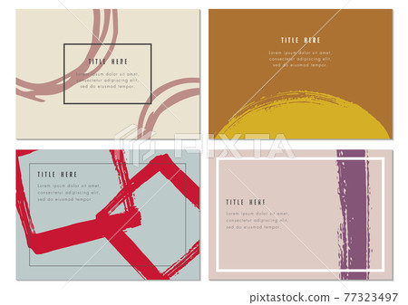 Brush pattern material template Brush pattern material template 77323497