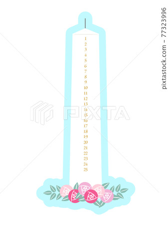 Wedding candles Wedding-related accessories single item illustration Wedding candles Wedding-related accessories single item illustration 77323996