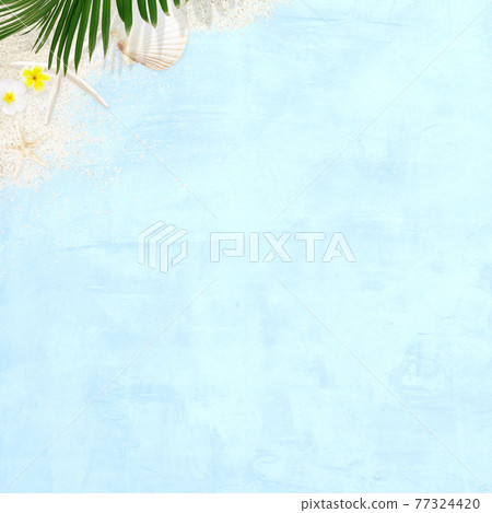 以海灘為靈感的清爽藍色背景——有多種變化 以海灘為靈感的清爽藍色背景——有多種變化 77324420