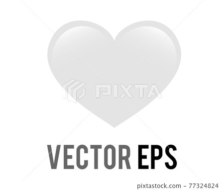 Vector classic love white glossy heart icon, used for expressions of love passion and romance Vector classic love white glossy heart icon, used for expressions of love passion and romance 77324824