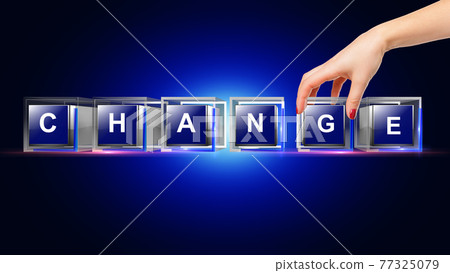 Change letter written on glass cube Change letter written on glass cube 77325079