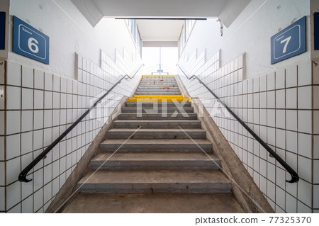 Stairway in station Stairway in station 77325370