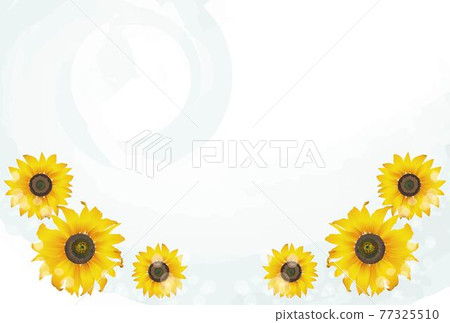 Sunflower Postcard / Background-Horizontal 77325510