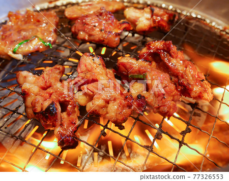 Rib roasted ribs roasted meat lunch Rib roasted ribs roasted meat lunch 77326553