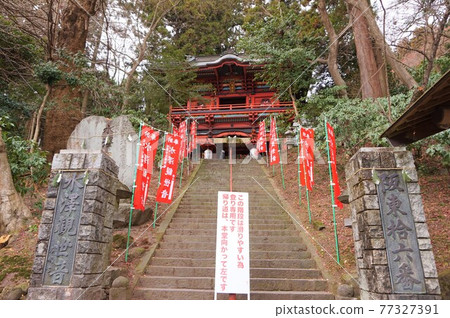 Mizusawa Temple Mizusawa Kanzeon Gotokuyama Niomon City Designated Important Cultural Property Gunma Shibukawa Ikaho Mizusawa Temple Mizusawa Kanzeon Gotokuyama Niomon City Designated Important Cultural Property Gunma Shibukawa Ikaho 77327391