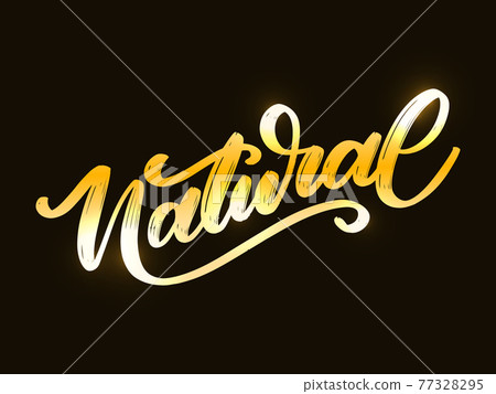 100 Natural Vector Lettering Stamp Illustration slogan calligraphy 100 Natural Vector Lettering Stamp Illustration slogan calligraphy 77328295