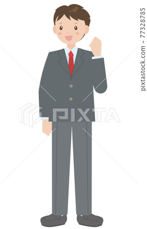 男學生B穿制服（西裝外套） 77328785