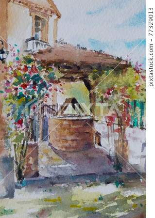 法國南部的一個小村莊 77329013