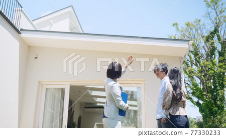 女負責人指導物業一對夫妻樣板房造房找房 女負責人指導物業一對夫妻樣板房造房找房 77330233