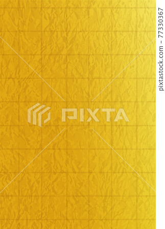 亮金屏風背景材料皺紋 紋路處理 縱向 明信片尺寸比例 插圖素材 圖庫