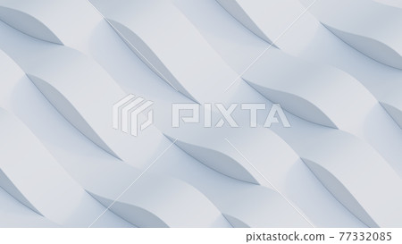 White stripes in waves. 3D illustration 77332085