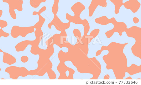 Abstract liquid background in blue and orange color. Vector illustration. Abstract liquid background in blue and orange color. Vector illustration. 77332646