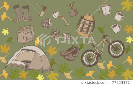 Camping equipment set autumn Camping equipment set autumn 77333571