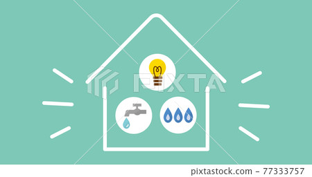 Thumbnail image background of utilities and household budget 77333757