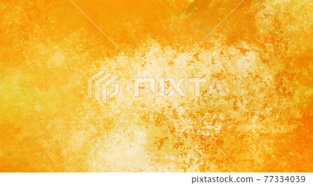 手繪橙色水彩背景 手繪橙色水彩背景 77334039