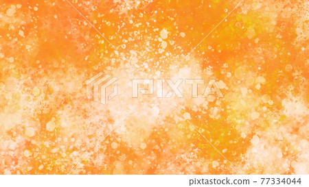 Hand drawn orange watercolor background Hand drawn orange watercolor background 77334044