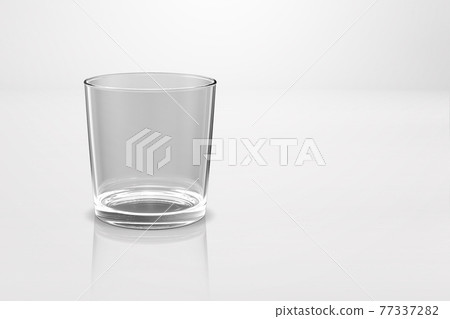 Whiskey glass scotch bourbon creative isolated on white background high resolution 3d Rendering.fit for your design element. 77337282