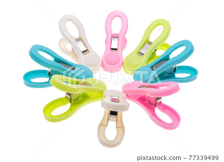 clothespins isolated clothespins isolated 77339499
