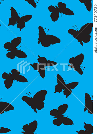 Butterfly. Vector drawing 77340729