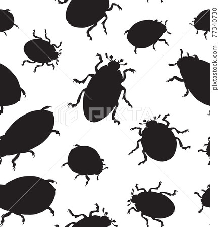 Beetle. Vector drawing Beetle. Vector drawing 77340730