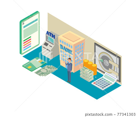 Bank image illustration 77341303