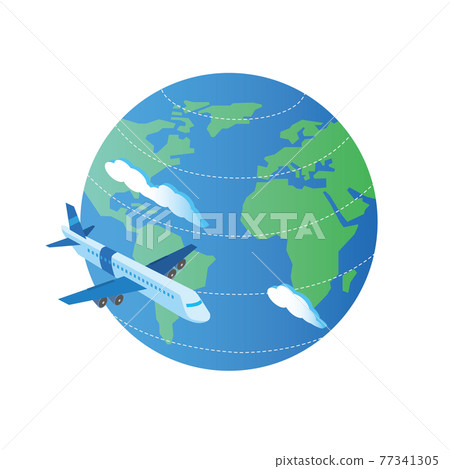 乘飛機出國旅行的圖片 乘飛機出國旅行的圖片 77341305