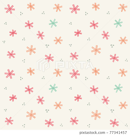 Simple handwritten grid pattern yellow background 77341457