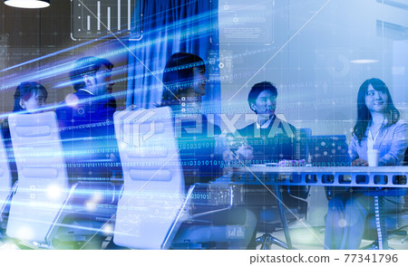 Suit style business person Suit style business person 77341796