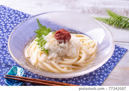 Grated plum udon Grated plum udon 77342087