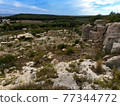 Quarry near Tarragona, Spain Ancient Roman ruins 77344772