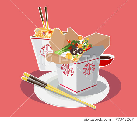 Traditional chinese soup with noodles, Japanese ramen noodle Traditional chinese soup with noodles, Japanese ramen noodle 77345267