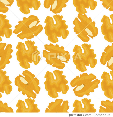 Illustration on theme big pattern identical types walnut Illustration on theme big pattern identical types walnut 77345506