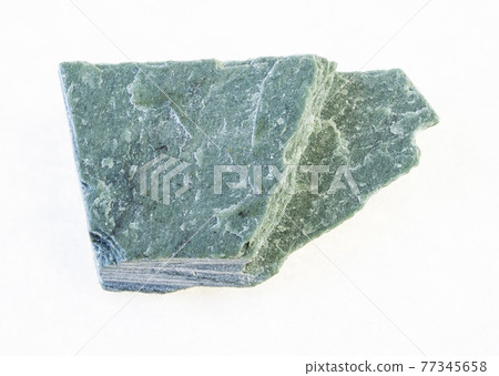 rough phyllite stone on white 77345658
