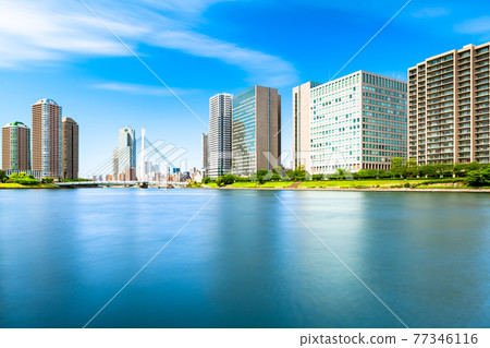 Tokyo Chuo Ohashi and Tsukuda high-rise condominiums 77346116